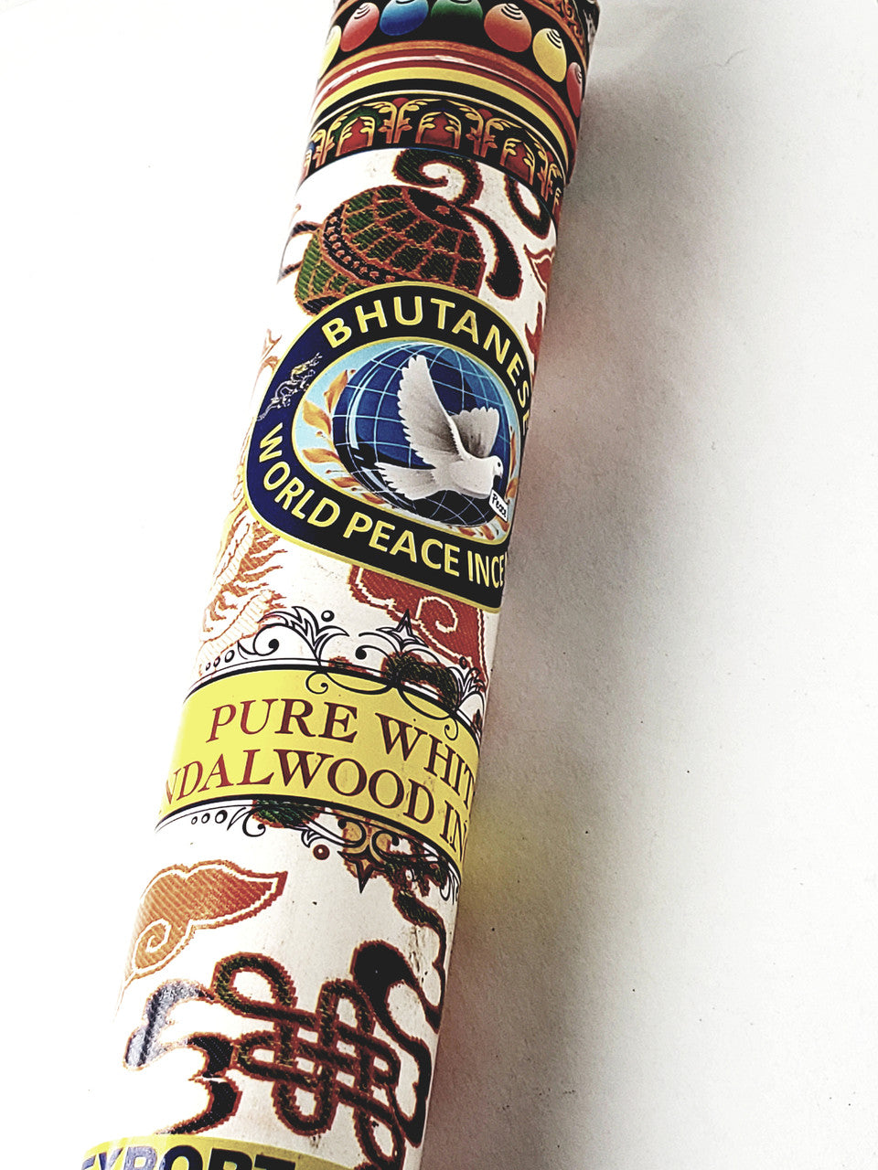 Bhutanese World Peace Pure White Sandalwood Incense